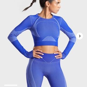 Crop top and full length leggings